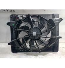 Вентилятор диффузор радиатора в сборе с моторчиком