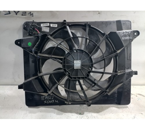 Вентилятор диффузор радиатора в сборе с моторчиком