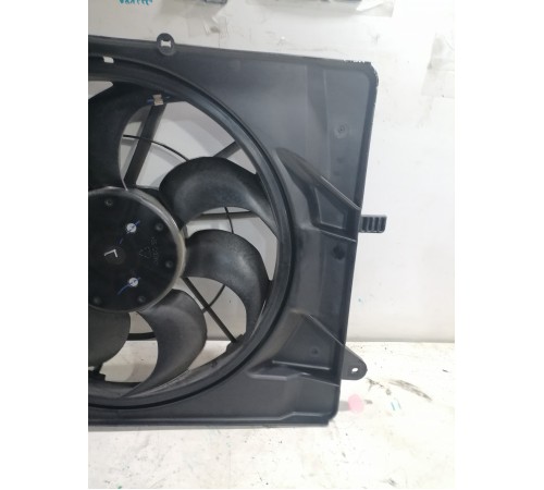 Вентилятор диффузор радиатора в сборе с моторчиком