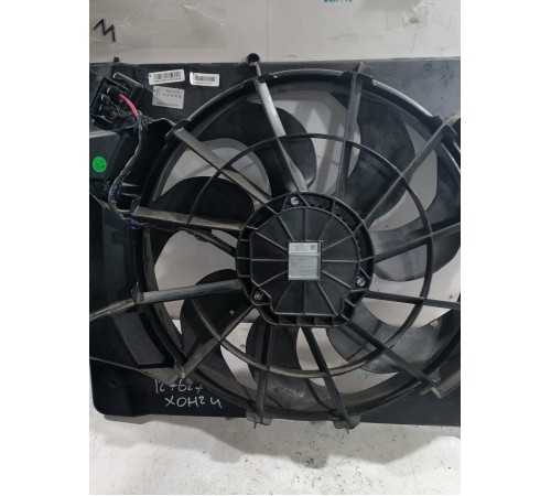 Вентилятор диффузор радиатора в сборе с моторчиком