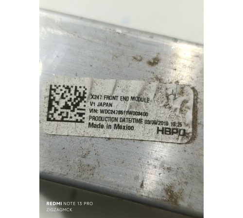 Кронштейн усилителя переднего бампера правый