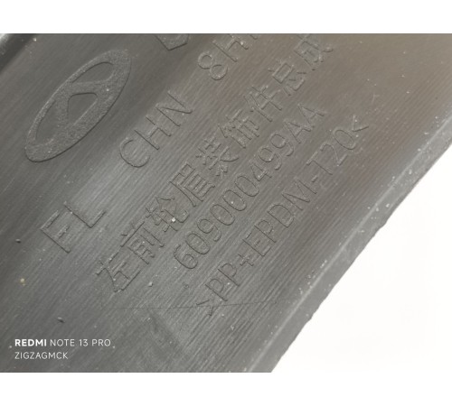 Накладка крыла передняя левая