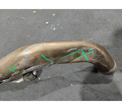 Гофра глушителя с приемной трубой