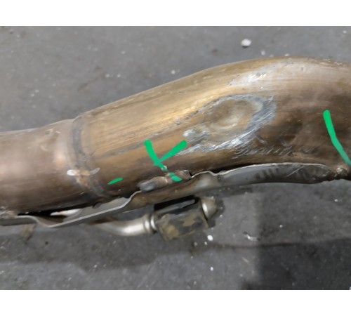 Гофра глушителя с приемной трубой