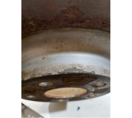 Диск тормозной задний