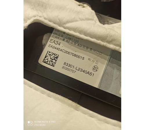 Обшивка двери (задняя, левая)