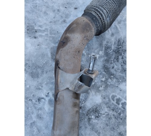 Катализатор с приемной трубой