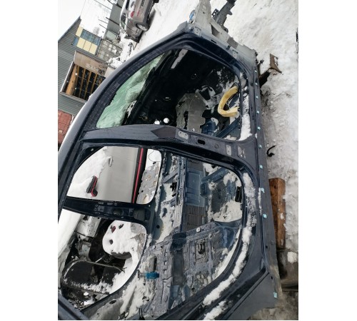 Порог со стойкой правый