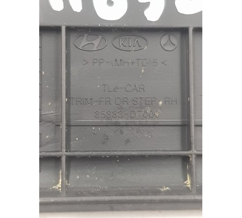 Накладка порога передняя правая