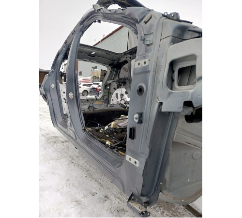 Порог со стойкой правый